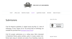 Desktop Screenshot of crabfatmagazine.com